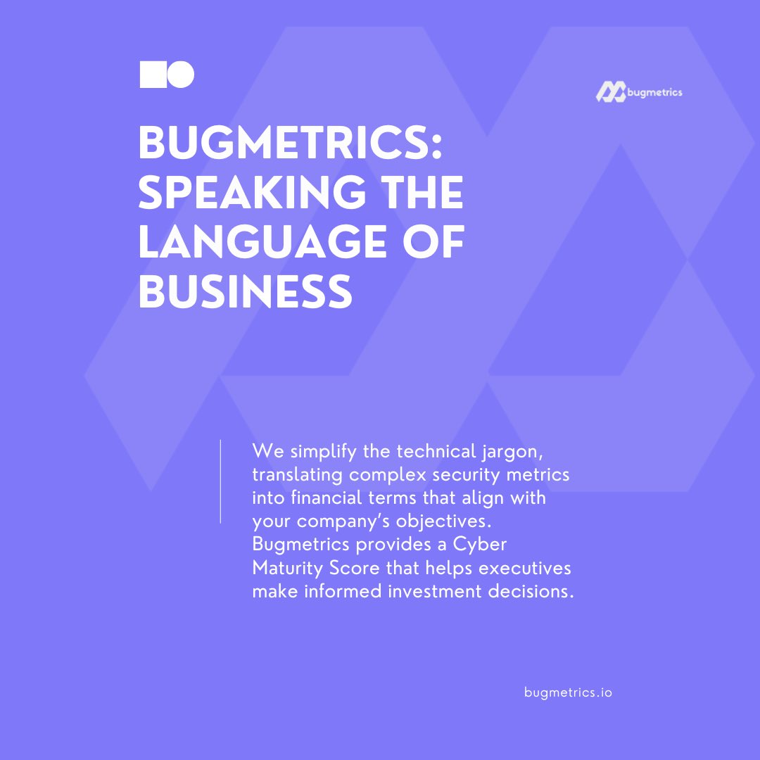 bugmetrics's tweet photo. 💼 Is your board lost in cybersecurity jargon?

Bugmetrics bridges the gap between InfoSec teams and executives with a Cyber Maturity Score that turns risks into business insights.

🔒 Join our waitlist: 
https://t.co/BIfvZmYSae

#CyberMaturity #BusinessAlignment #CyberSecurity https://t.co/0aBOkMW3Cy