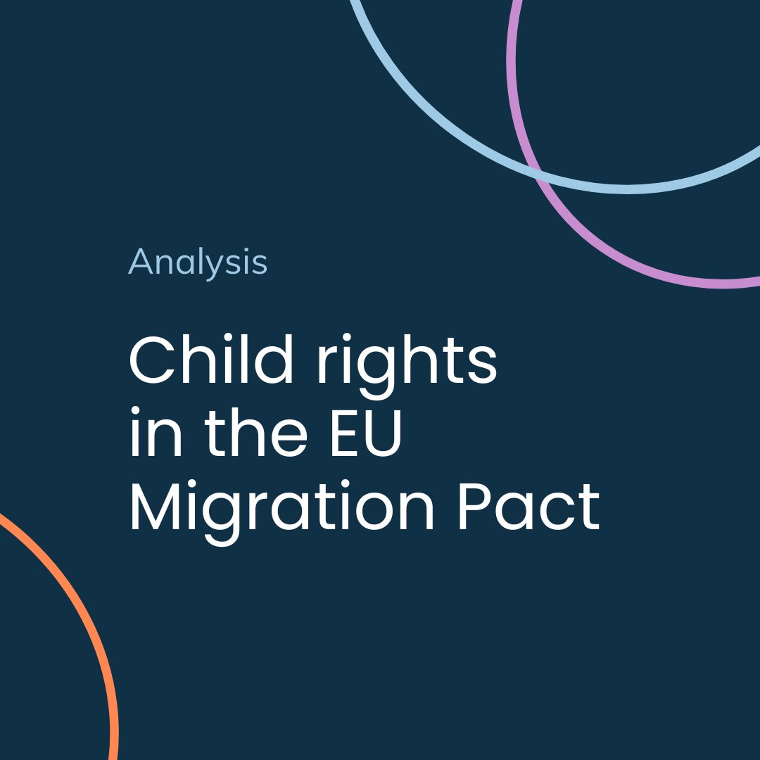The EU #MigrationPact will affect hundreds of thousands of children each year. Think of immigration detention, biometric data taken as of 6 years old, pushbacks, deportations - just to name a few.

Read our new analysis to know more 👇
picum.org/wp-content/upl…