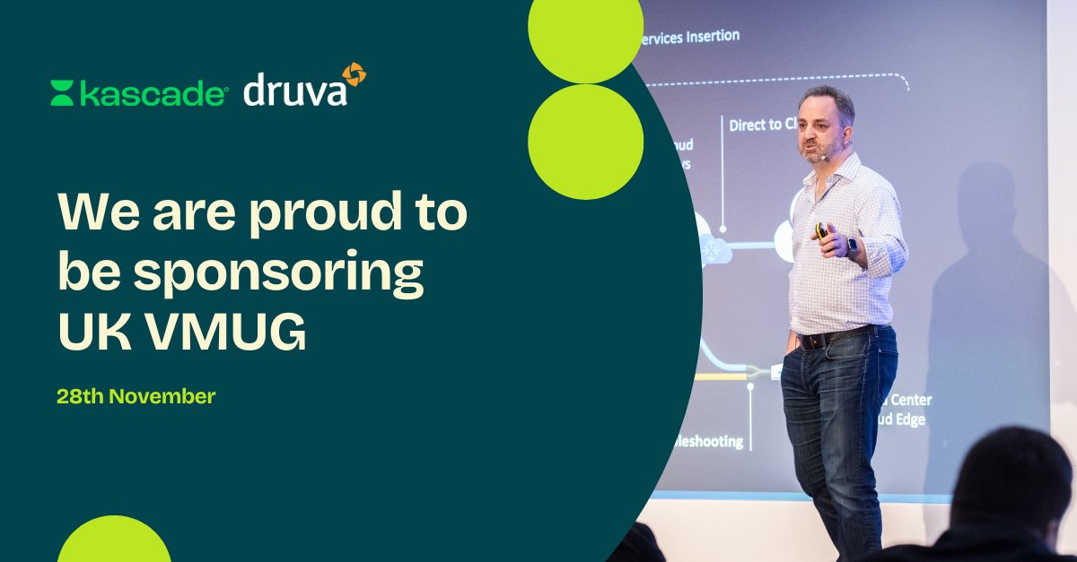 KascadeUK's tweet image. We’re super excited to be sponsoring UK VMUG this year alongside our partner, Druva!

Swing by our stand at VMUG and let’s chat about how we can help you supercharge your backup strategy. We’d love to show you how to stay one step ahead!

#VMUG #UKVMUG #vExperts #VMware