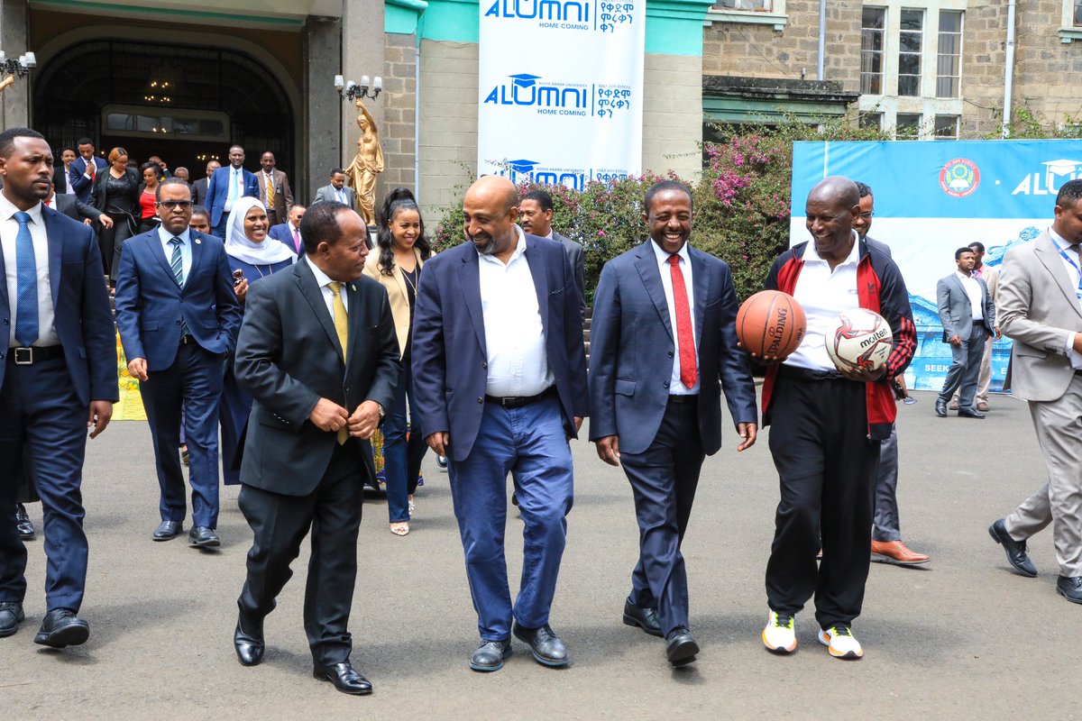A great honor to participate in the launching of the Addis Abeba University Alumni Association. It was a nostalgic and introspective moment; a somber reflection of our past aspirations and predicaments that reverberate to these days. Shared the debate we had with Chief Gatsha