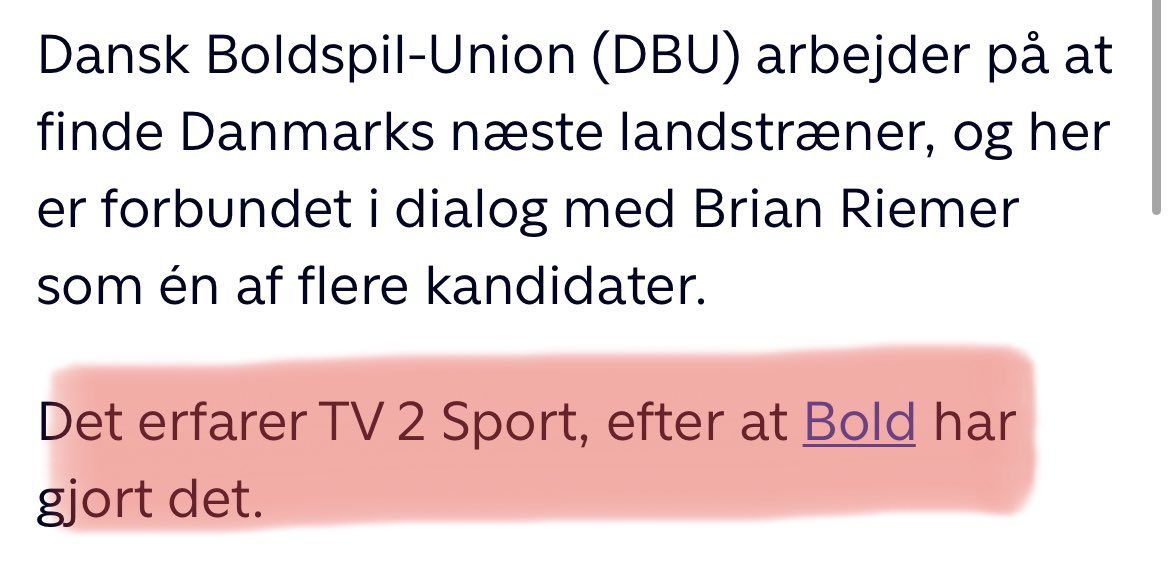 Sååååå TV 2 Sport har læst noget på bold.dk?