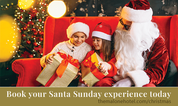 Santa Sundays are back! Enjoy a wholesome experience at The Malone with a 3-course family feast and a trip to Santa's Grotto✨

From just £15 including a special gift for each child! Book today bit.ly/4dQ68ES

#BelfastChristmas #FamilyFun #NIHotels  #ChristmasExperience