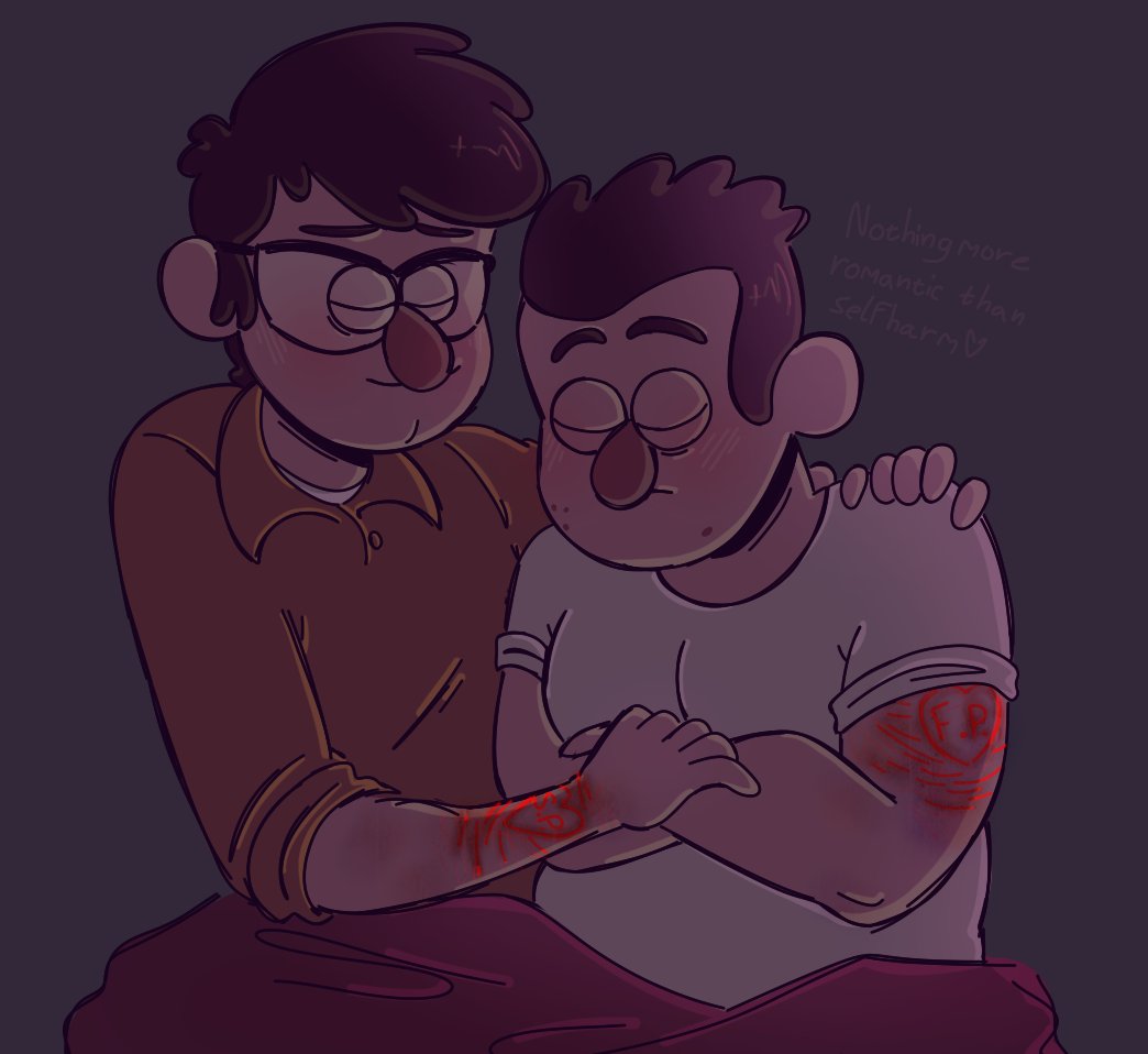 OldMenYippie's tweet photo. Tw: self harm
A request from my very first tumblr blog
#stancest https://t.co/nKAxpTT4eM