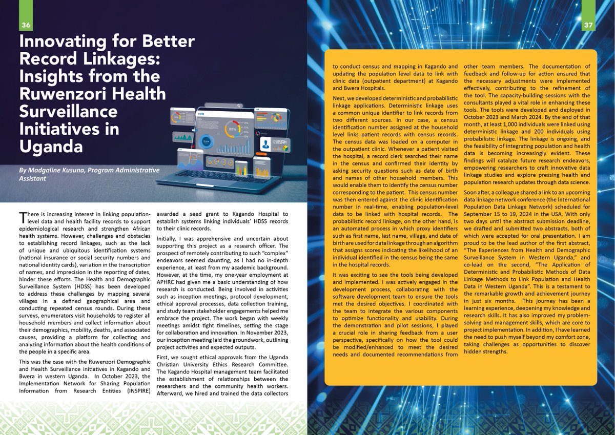 Interest is surging around linking population data with health facility records to drive epidemiological research and boost African health systems. Yet, roadblocks like the lack of universal IDs, name transcription errors, and date reporting gaps are slowing progress.

Discover