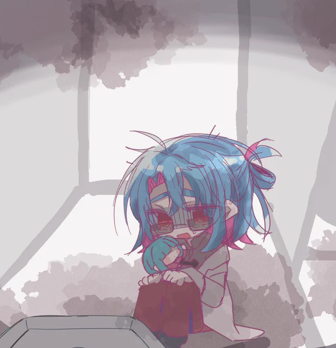探索中コミュ障すぎて洗面所で1人泣いてメリーさんに慰めてもらってる有狩先輩(なお洗面所の聞き耳失敗 