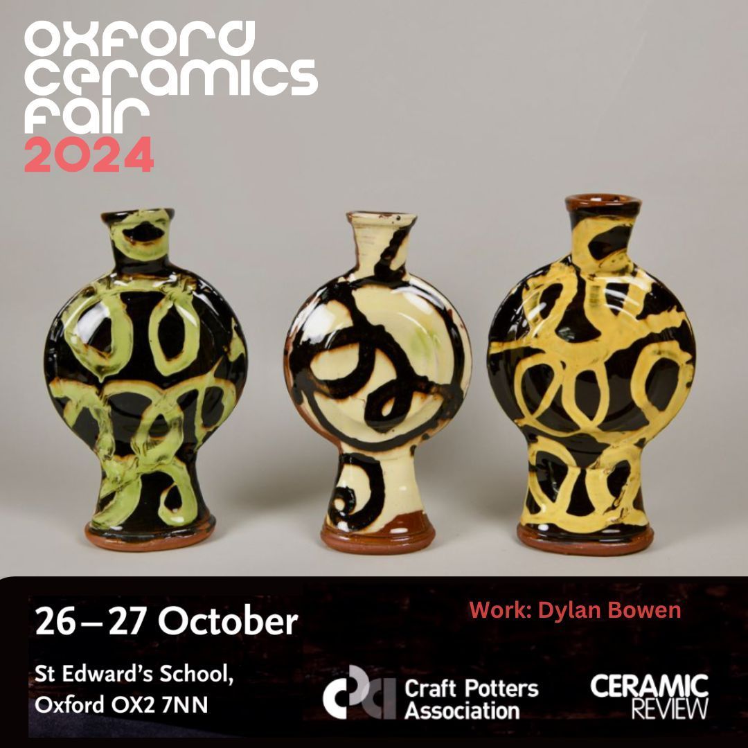 ➡ OXFORD CERAMICS FAIR | NOT LONG TO GO, secure your place today: oxfordceramicsfair.com 

Dylan Bowen makes slip decorated earthenware using traditional and contemporary  techniques. Bowen works on a small but ever mutating range of shapes, some thrown, others cut or carved.