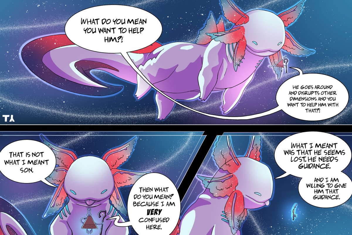 Cromerone001's tweet photo. Here it is! It only took damn ages! :D
Comic 4/5
#GravityFalls #AnimosityAU #AnimosityBill #mrbillpinesau #dreamcaptorau #DeityBillCipher #StarfallsAU #euclydiarises #euclydiafoundau #MegalomaniacFord #HandymanBill #StanfordPines #BillCipher #humanbillcipher #billford https://t.co/RLQaofeRQg