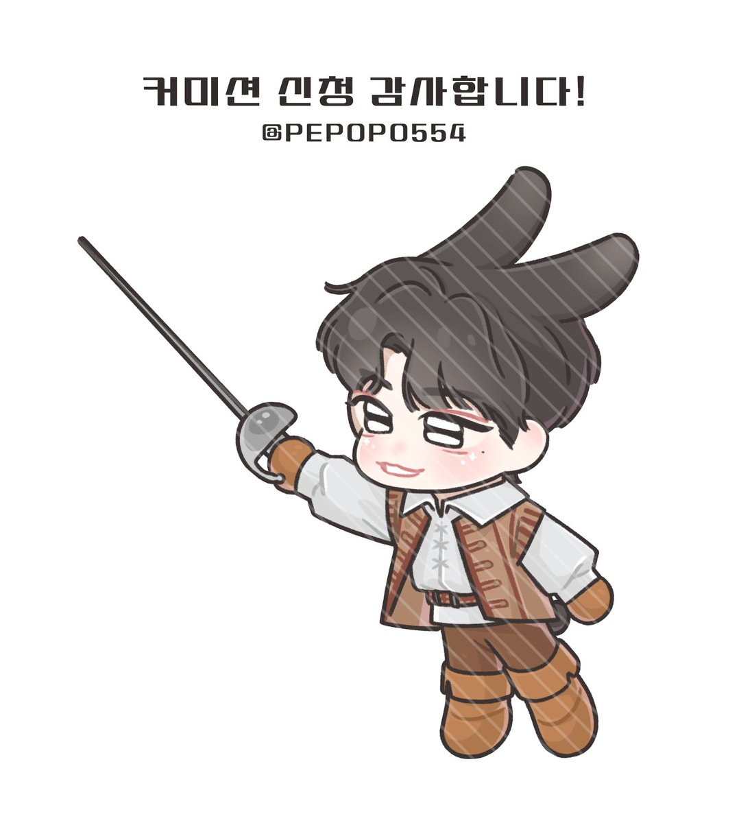 PEPOPO554's tweet photo. REN 최민기 커미션 https://t.co/NcURZkO4YY