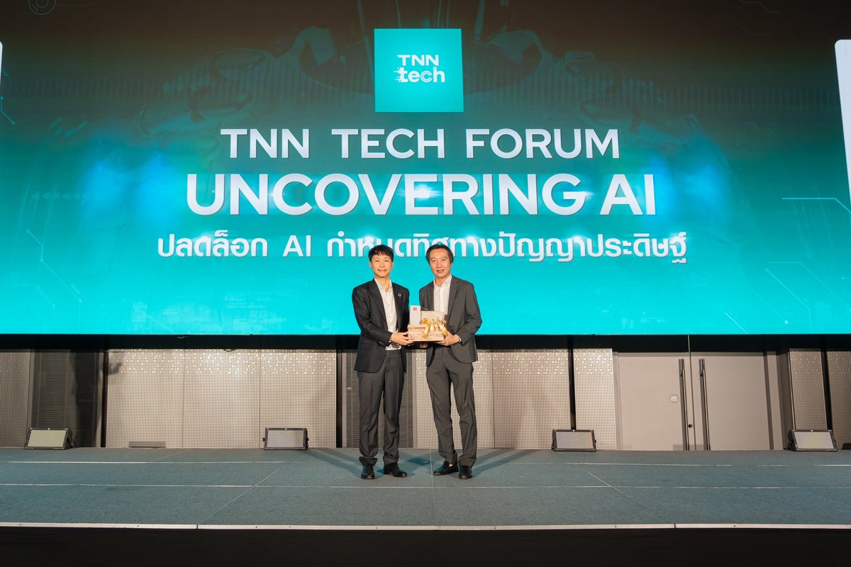 toppjirayut's tweet image. บรรยากาศในงาน &quot;TNN Tech Forum 2024&quot; จัดโดย TNN Tech เมื่อวันที่ 8 ตุลาคมที่ผ่านมา ซึ่งครั้งนี้ผมได้มีโอกาสบรรยายและพูดคุยร่วมกับวิทยากรระดับประเทศในหัวข้อ &quot;ปลดล็อก AI กำหนดทิศทางปัญญาประดิษฐ์&quot; ครับ

#AI #TNNTechForum2024 #Toppjirayut #ท๊อปจิรายุส