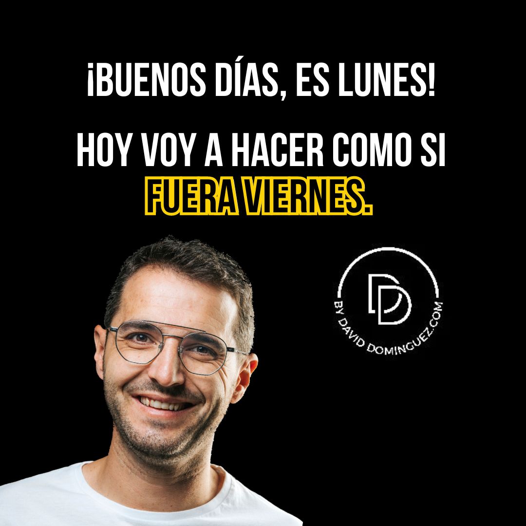Empecemos con mucha actitud y risas 🎉

¡Que disfrutes de la semana! 😄

💪 ¡Empezad todos la semana con fuerza!

¡Feliz lunes mis amig@s!

#lunes #monday #madrid #photography #madrid #felizlunes #feliz #me #lifestyle #valencia #smile #style #elpoderdelhumor #bydaviddominguez