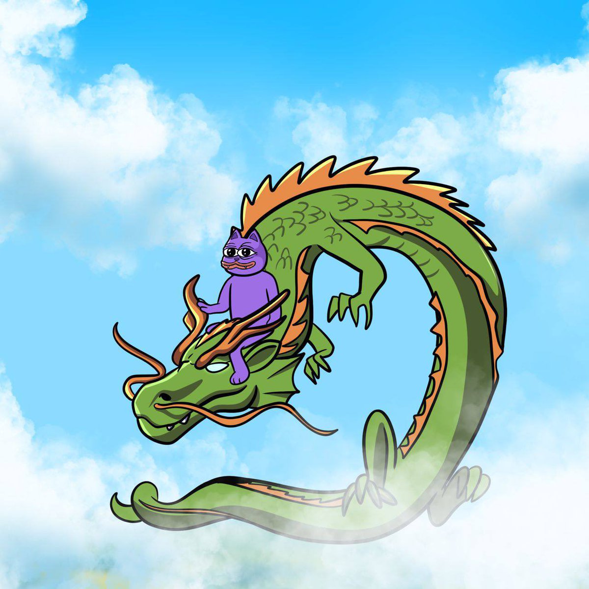 PatOnPolygon's tweet photo. @QuickswapDEX @pushprotocol DRAGONS FLY HIGHER WHEN THEY GOT CATS ON THEIR BACK https://t.co/bDfGRXudOh