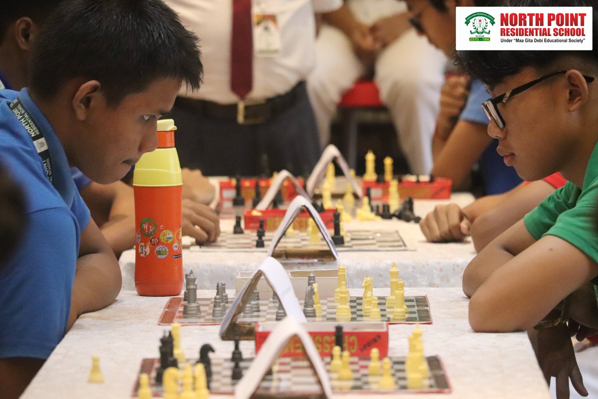 NORTHPOINTRESI's tweet photo. The inter-house chess tournament conducted by North Point Residential School, Siliguri, saw the best of brains collide, trying to outwit one another's moves and strategies to be crowned chess champions of 2024.
#nprs #chess #interhouse https://t.co/niPDSHHZ3R