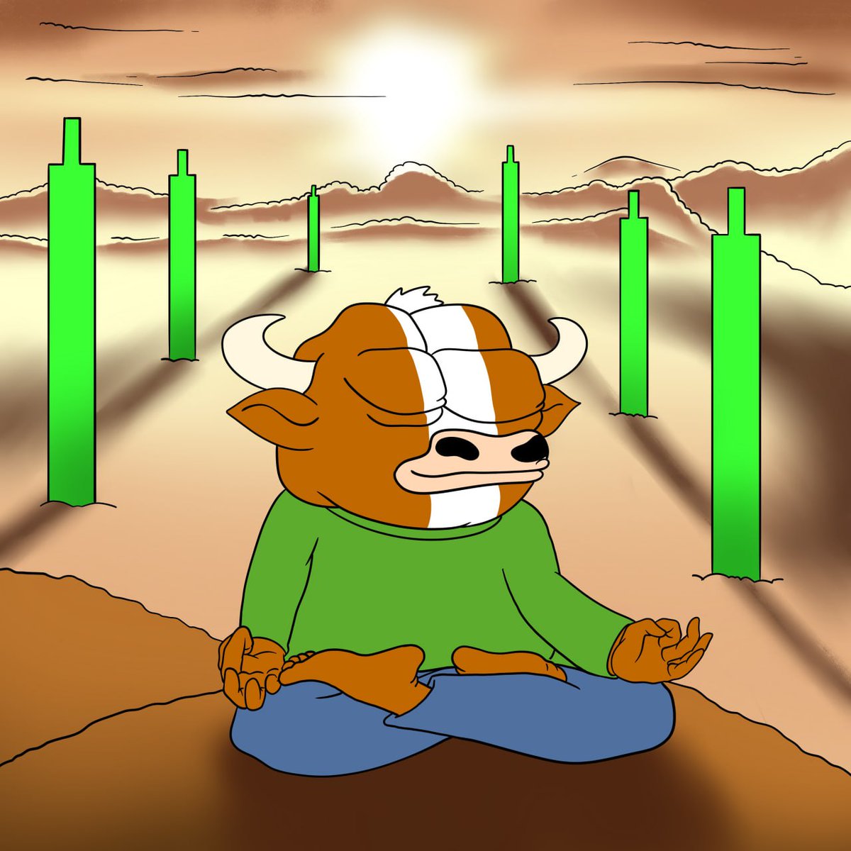 The__Solstice's tweet photo. It's time to create our own bull run. Diamond hands boys remember your training. https://t.co/Elc10YjF8r