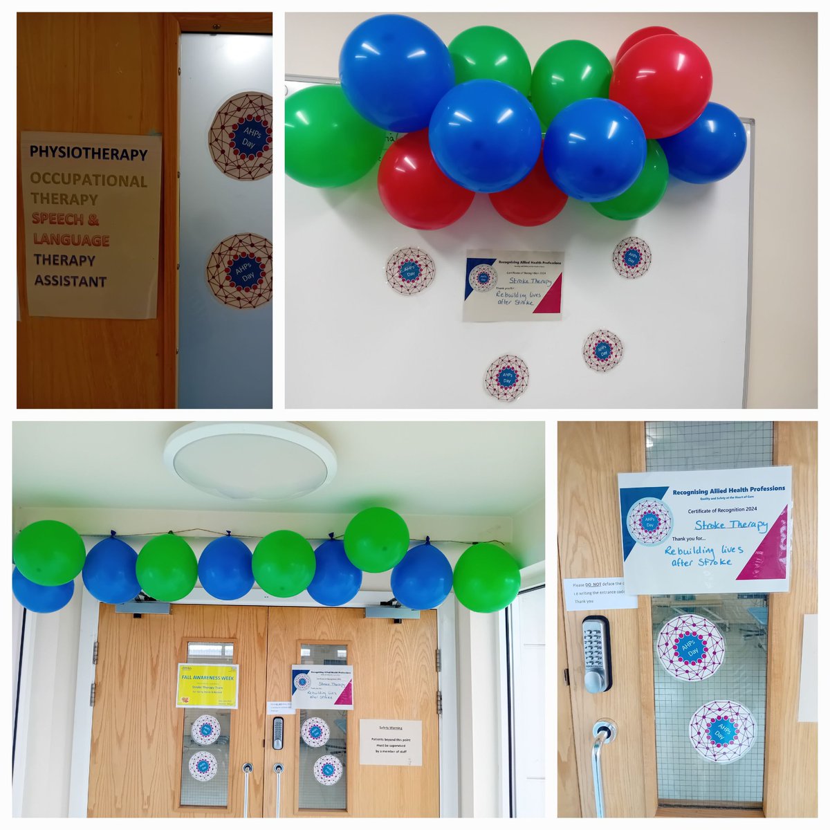 We are ready to celebrate the amazing work our AHP's on the Stroke Therapy Team do helping rebuild lives after Stroke. Happy AHP Day! #AHPDay2024