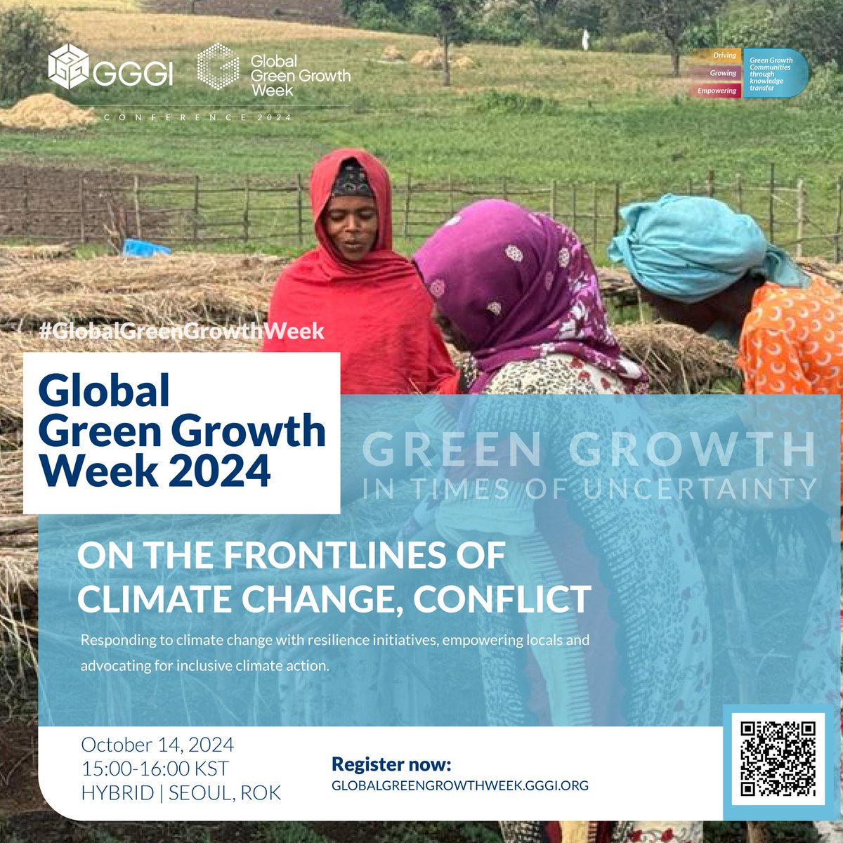 On the Frontlines of Climate Change, #UNHCR’s Andrew Harper presents key insights on the link between climate change, conflict, and displacement and how best we can support vulnerable communities at risk.

Register Now 👉: bit.ly/GGGWeek2024
