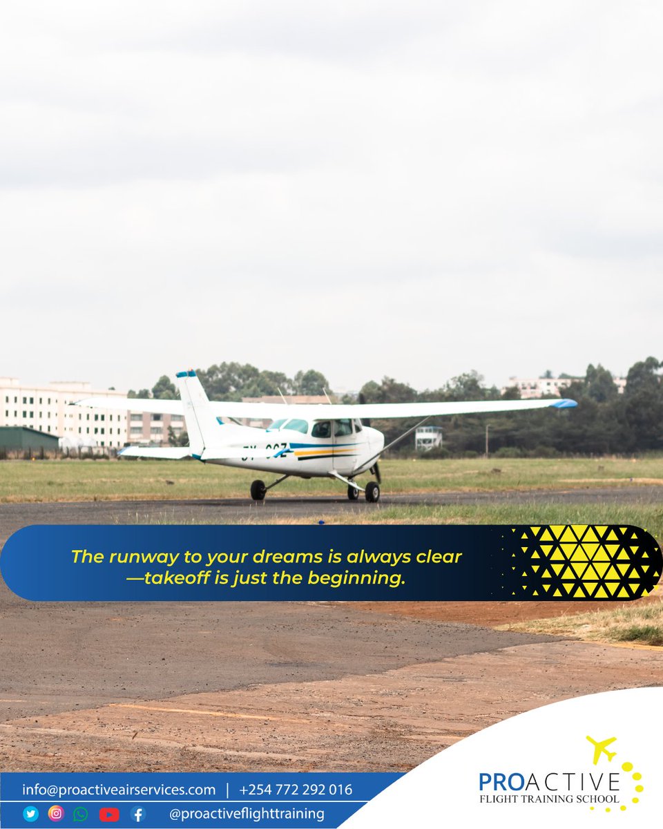 ProactiveFlight's tweet image. 🚀 Monday Motivation 🚀
Every journey starts with a single step—or in our case, a taxi to the runway! 🛫 Keep your focus, trust your training, and remember that every moment brings you closer to soaring heights. Let's start the week strong! 💪