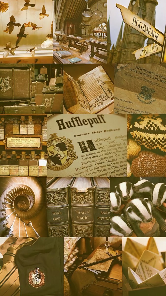 TheDailyHPotter's tweet photo. Hufflepuff aesthetic 💛 https://t.co/bH6ERIqX4h