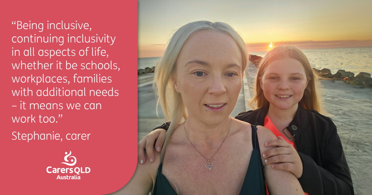 Carers Queensland (@carersqld) on Twitter photo Stephanie’s journey as a carer began 10 yrs ago when her daughter Dakota was born. 
This #CarersWeek, she wants others to show their support by becoming more inclusive of carers in the community. Her story- carersqld.info/3NoZKsx
 #ShowThemYouCare  #MillionsOfReasonsToCare Stephanie’s journey as a carer began 10 yrs ago when her daughter Dakota was born. 
This #CarersWeek, she wants others to show their support by becoming more inclusive of carers in the community. Her story- carersqld.info/3NoZKsx
 #ShowThemYouCare  #MillionsOfReasonsToCare