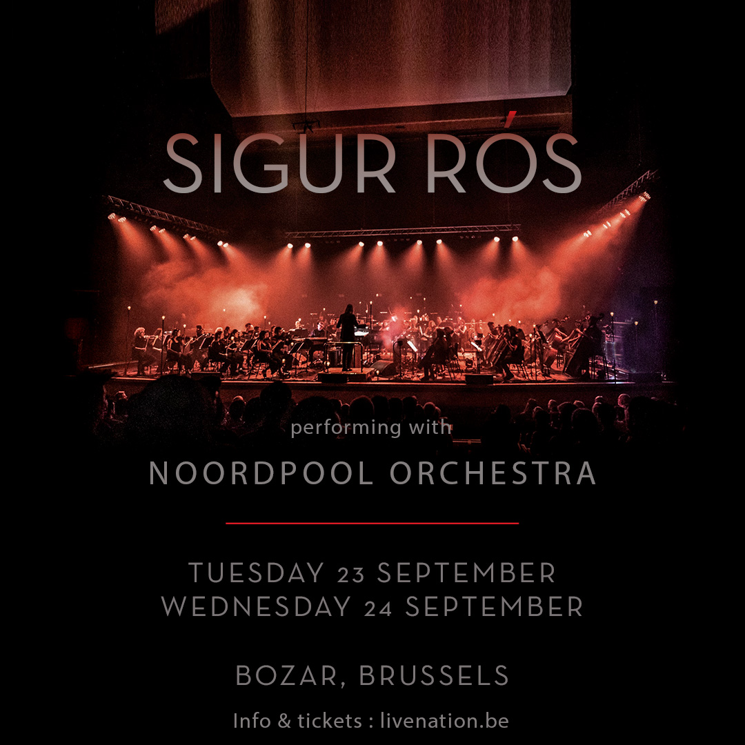 #NEWCONCERT: @SigurRos are bringing their orchestra tour to Europe in 2025! The Icelandic band will perform two shows at BOZAR in Brussels on 23 &amp; 24 September, accompanied by the Noordpool orchestra from Groningen.

🎫 Tickets on sale from Friday, 10 AM: bit.ly/3YnaaPE