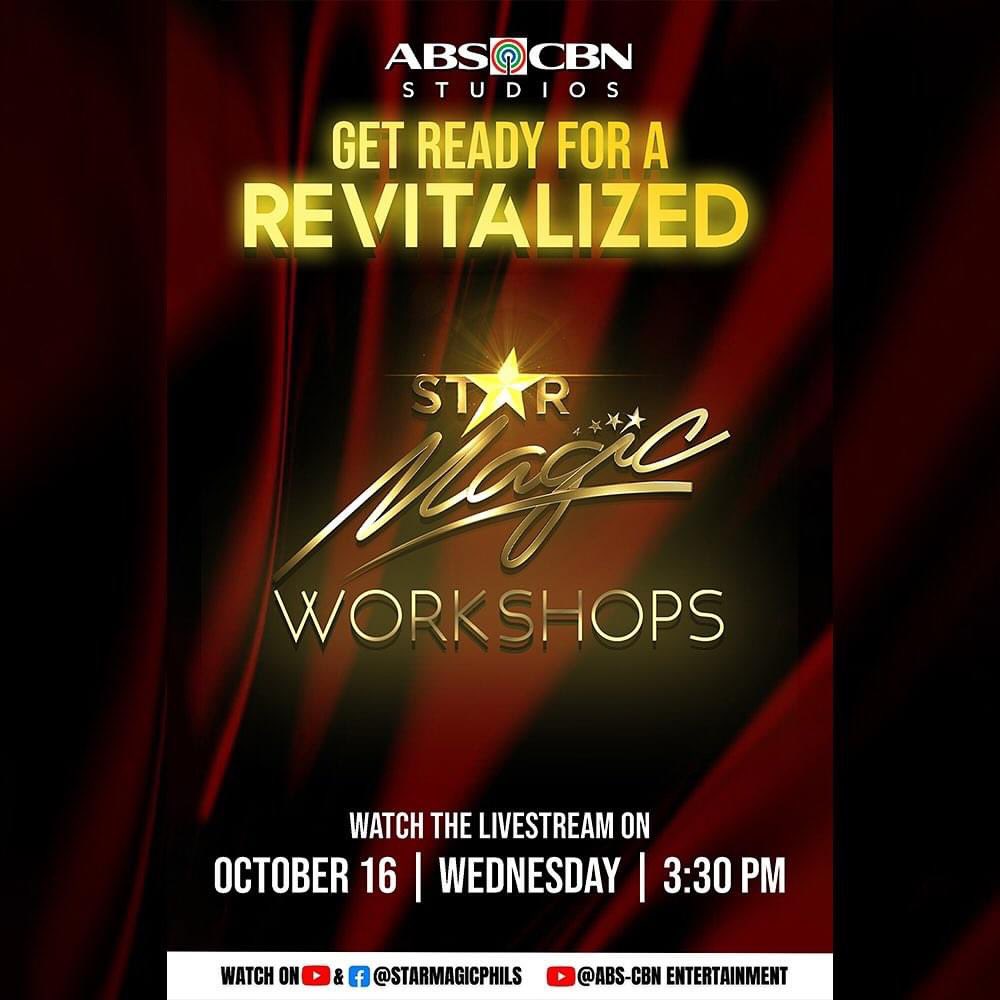 starmagicphils's tweet photo. Exciting news! Star Magic Workshops is back and better than ever! Tune in to the livestream on October 16 at 3:30 PM. Get ready for a fresh start. Follow us on our new Instagram account @starmagicworkshopsph
#StarMagicWorkshops https://t.co/RmgL1T1FEc