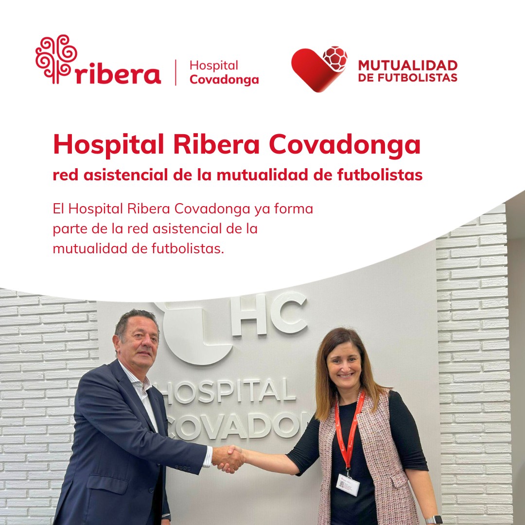 “Futbolista, tienes el poder de elegir. El Hospital Ribera Covadonga ya forma parte de al red asistencial de la mutualidad de futbolistas.”
@mutualidad_de_futbolistas