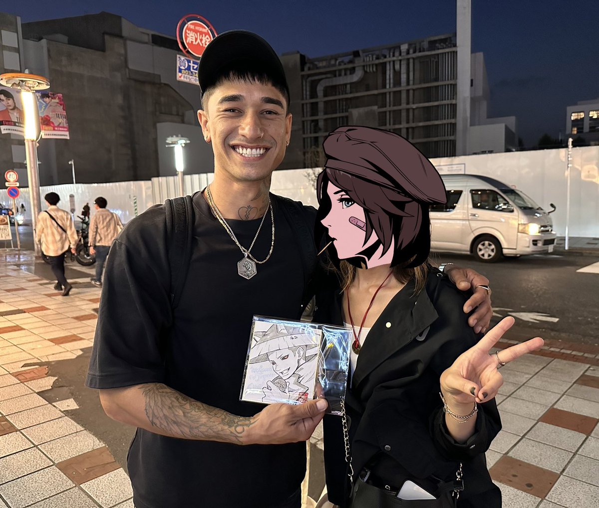 SDP808OD's tweet photo. I was blessed with custom 1 of 1 hand drawn art of my elemental by not just one, but FOUR incredible artists! 🤯

@kamogawayuka surprised me with art right when I got to the venue. She was the first person there, and I may have teared up a little with her presence and gift 🥹

@TAKE_NFT also surprised me when we were in the venue. Art is INSANE. He is such a cool guy, and his fashion is really dope!! 🔥

@YQNFT gifted me a beautiful art, and I loved it immediately when I saw it. She is really a talented and kind person, and I’m thankful we finally got to meet 🙇

@0xlevi this legend pulled up with the DRIP. Man is not only a crazy talented guy, but he’s also a fckn chad. He gave custom art to myself, YQ, and Yuka while we were at the event. 🐐 

THANK YOU SO MUCH. These pieces will stay with me forever. I’ll always keep them, and think of the memories we made when I look at them. IKZ!! ⛩️❤️‍🔥