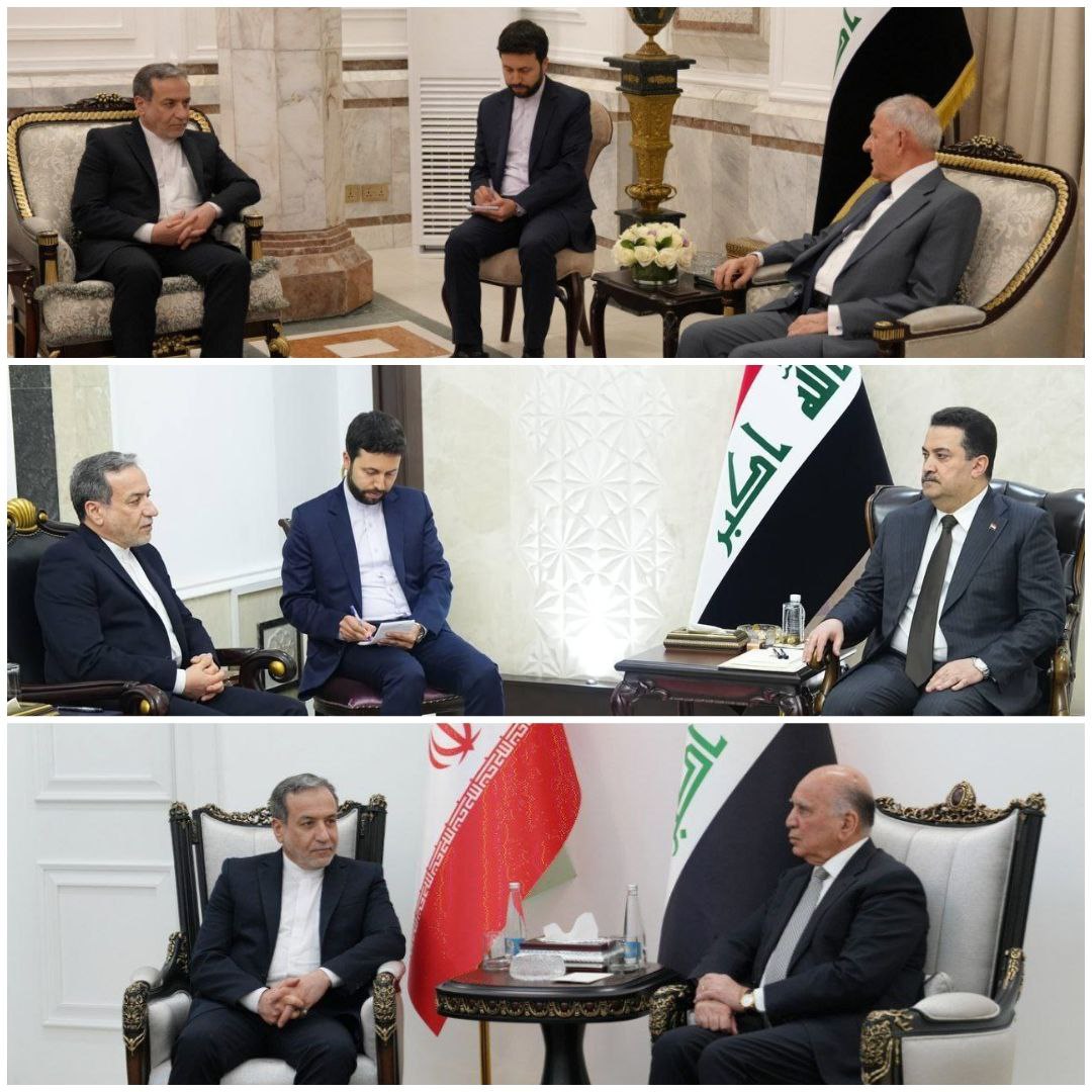 Außenminister #Araghchi in Maskat eingetroffen. 

Er setzt seine #Diplomatie-Reise fort und trifft sich, nach #Irak, heute mit hochrangigen Vertretern im #Oman, um über regionale #Sicherheit&amp;Stabilität zu sprechen. 

Zusammenarbeit im Nahen Osten bleibt ein zentrales Thema. #Iran