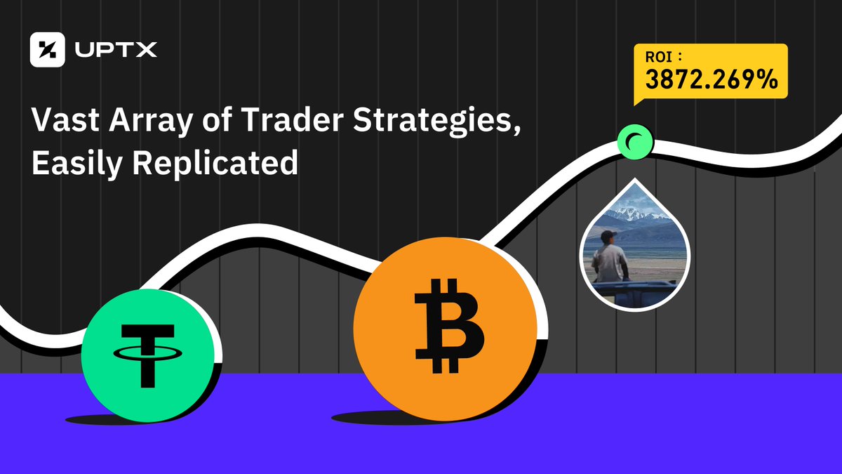 #Trade trên mọi thị trường tài chính và Copy các nhà giao dịch CFA hàng đầu 📈 để thúc đẩy chiến lược đầu tư của bạn!

Chỉ trên #UPTX với một cú nhấp chuột, #copytrade các nhà giao dịch CFA giỏi nhất!!

🚀 uptx.com

#Stocks #Crypto $BTC $ETH