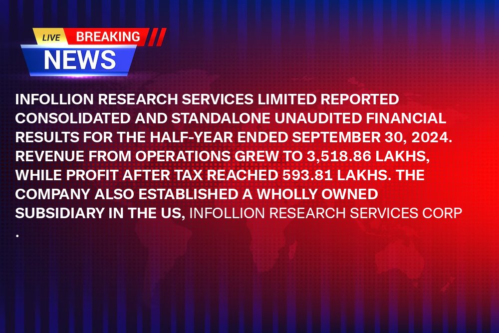 wegro_ai's tweet image. 📊 Infollion Research Services Limited | #INFOLLION
𝗧𝗬𝗣𝗘: Financial Result Updates

𝗦𝗢𝗨𝗥𝗖𝗘: wegro.app/vZUTZn 

Try wegro.app for FREE to get ⚡️ AI-Powered updates of your stocks on WhatsApp! 👉 wegro.app/go