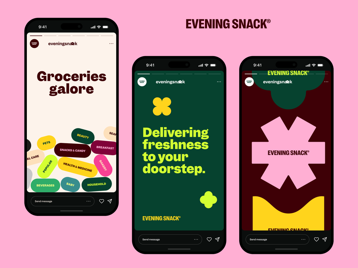 resimplstudio's tweet photo. Introducing Evening Snack – your one-stop online shop for all grocery needs!

Evening Snack Offers:

Fast Deliveries
Clean Aesthetic
Intuitive Navigation
High-Quality Imagery

Inspired by our work? Reach out and let’s create your brand identity!

🔗https://t.co/gZ7P6cOh17 https://t.co/UxMDKqCqa8
