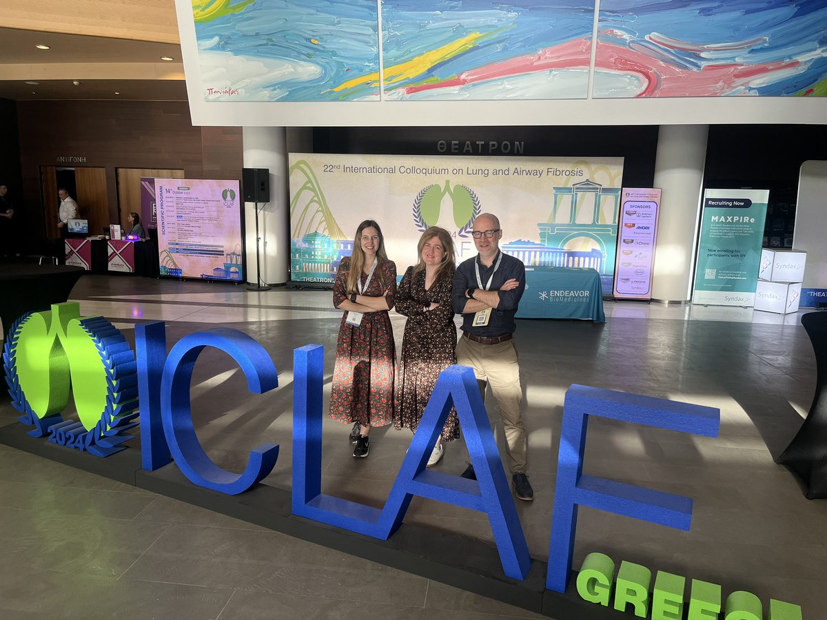 Killian Hurley (@killian_hurley) on Twitter photo Really enjoying <a href="/ICLAF_2024/">ICLAF_2024</a> a pulmonary fibrosis specific conference I Athens. Excellent talks and a great opportunity to meet patients, researchers, and clinicians in the field.
<a href="/SchweikertAnja/">Anja Schweikert</a>
<a href="/ILFA_Ireland/">ILFA Ireland</a>
<a href="/irishthoracicS/">Irish Thoracic Society</a>
<a href="/EU_IPFF/">EU-PFF</a> Really enjoying <a href="/ICLAF_2024/">ICLAF_2024</a> a pulmonary fibrosis specific conference I Athens. Excellent talks and a great opportunity to meet patients, researchers, and clinicians in the field.
<a href="/SchweikertAnja/">Anja Schweikert</a>
<a href="/ILFA_Ireland/">ILFA Ireland</a>
<a href="/irishthoracicS/">Irish Thoracic Society</a>
<a href="/EU_IPFF/">EU-PFF</a>