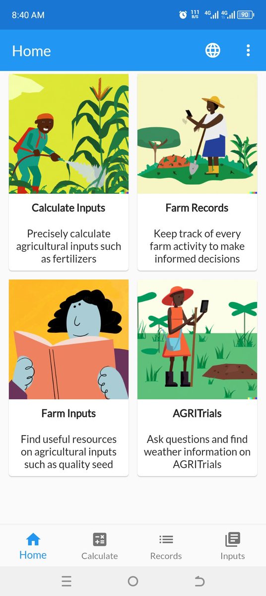 AgriTrials's tweet photo. Happy and fruitful new week, farmers! Maximize your productivity with us. Use #SmartInput digital solution to manage your farm inputs precisely, available at Playstore (https://t.co/GvIV1jVREj) and Connect with our verified agronomists for daily farming advice.#FarmingWithUs. https://t.co/hrwjnDNSEw