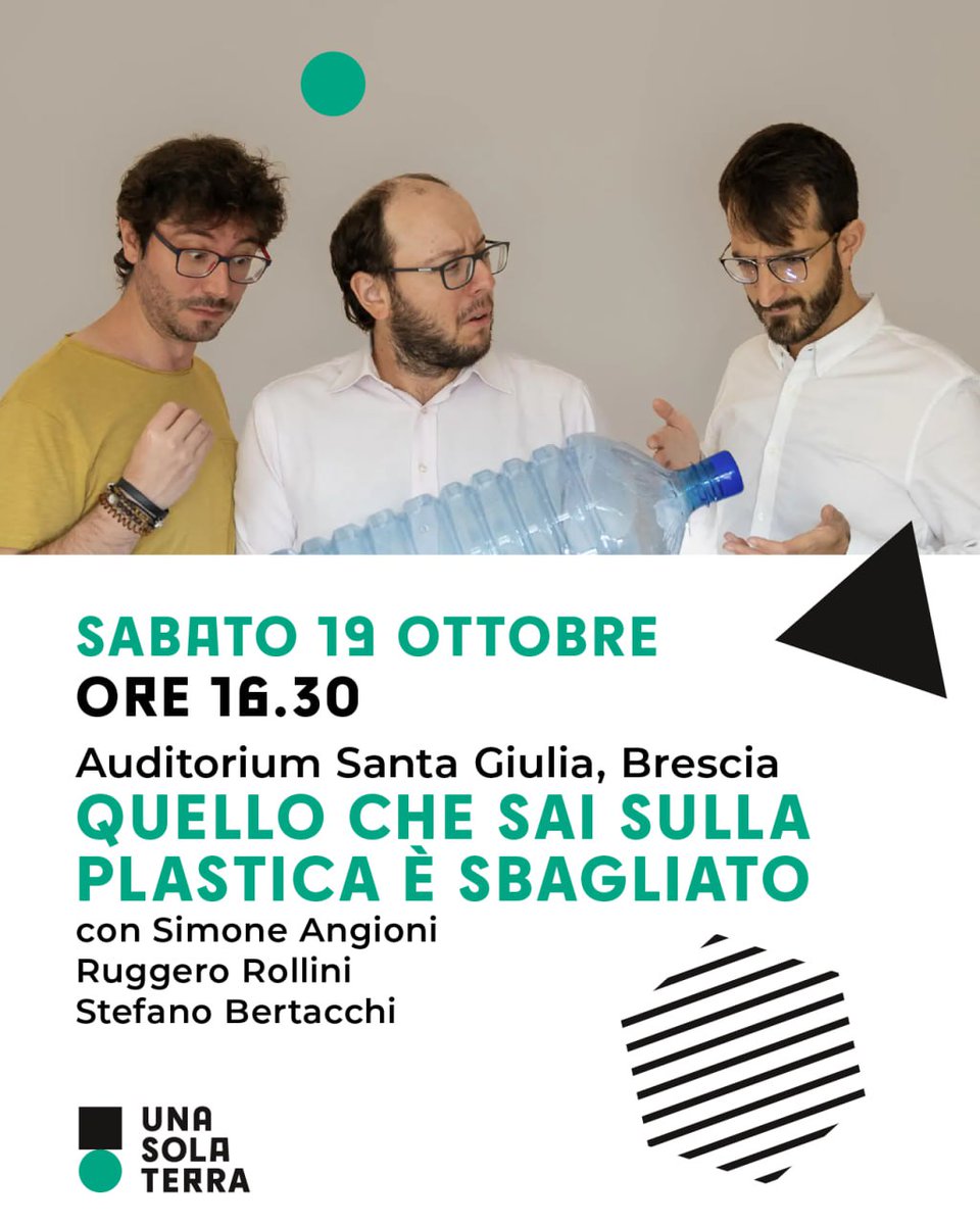 Vi aspettiamo a <a href="/1SolaTerra/">Una Sola Terra</a> a Brescia!
