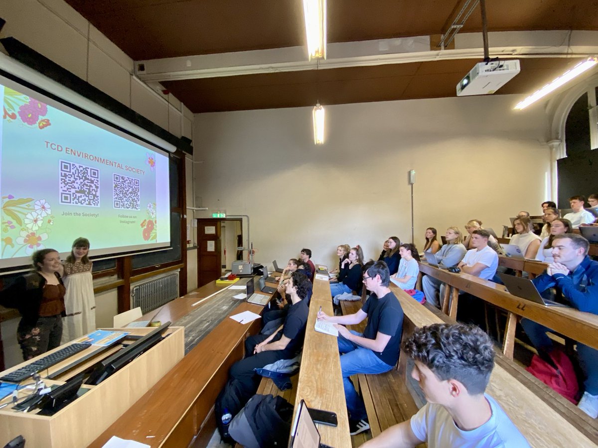 Martin Sokol (@martinsokol) on Twitter photo Massive thanks to Ellen Duggan and Roisin Dolliver (the current and former chairperson) talking to my <a href="/TCD_Geography/">Trinity Geography</a> “Finance & Climate Justice” class the other day about Trinity’s Environmental Society. Students loved it! 👏👏👏
<a href="/TCD_Envirosoc/">Trinity Enviromental Society</a>
#ClimateJustice Massive thanks to Ellen Duggan and Roisin Dolliver (the current and former chairperson) talking to my <a href="/TCD_Geography/">Trinity Geography</a> “Finance & Climate Justice” class the other day about Trinity’s Environmental Society. Students loved it! 👏👏👏
<a href="/TCD_Envirosoc/">Trinity Enviromental Society</a>
#ClimateJustice