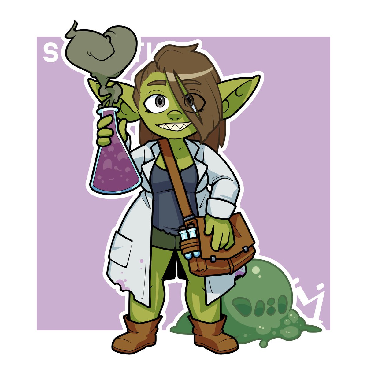 Gobtober 13: Scientist
Where there's innovation in adventuring, innovation in science is close behind! Besides, what better test-subjects are there than prospective adventurers looking for some easy experience?
#gobtober #gobtober2024