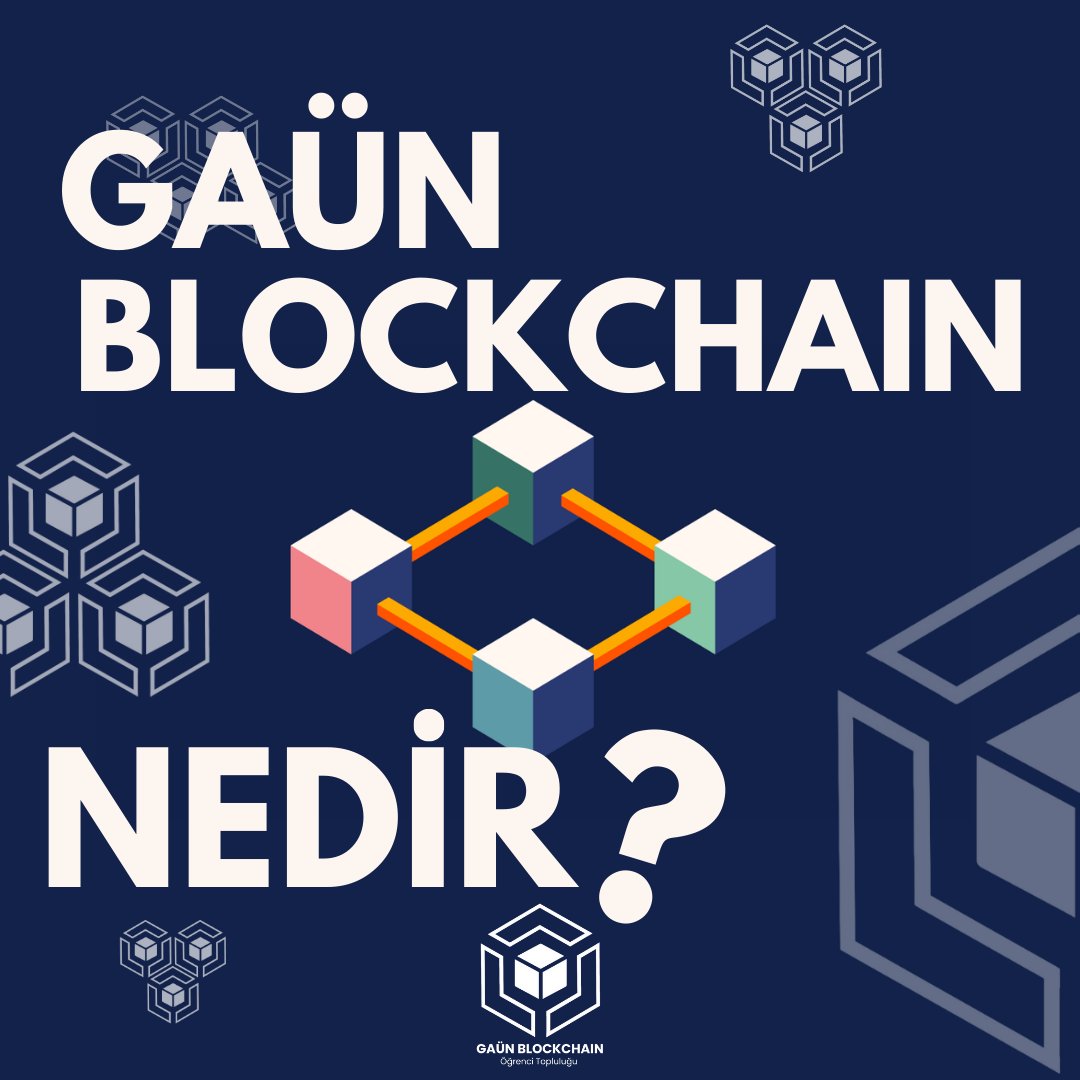 gaunblockchain's tweet photo. GAÜN Blockchain NEDİR ?    
#BlockchainTeknolojisi #DijitalDönüşüm #GaziantepÜniversitesi
#GAÜNBlockchain #BlockchainEğitimi #Web3 #Topluluk https://t.co/gIgzWfOjmm