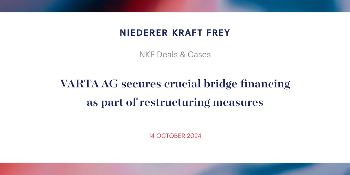 Niederer Kraft Frey tweet media