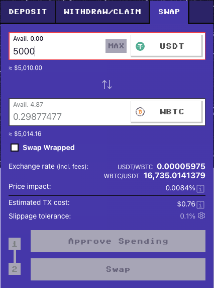 BitdromeFi's tweet photo. On the screenshot above for the #TriCrypto v2 Pool, the three volatilely priced tokens are held in proportions similar to their price. If the coins are out of proportion traders are incentivized to take advantage of the arbitrage, which will push the balances in the pool back towards proportion