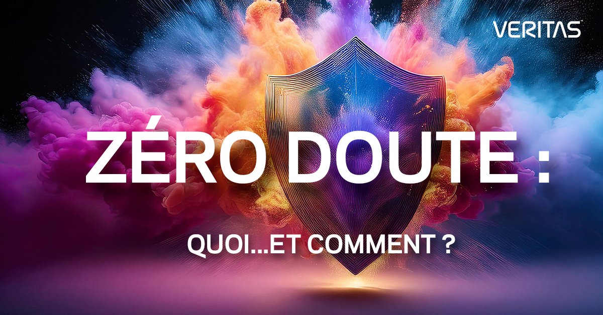 Prêt pour la cyber-résilience avec zéro doute à avoir ? Avec Veritas, vous avez la certitude que vos données et applications critiques sont résilientes, conformes et sécurisées. En savoir plus : vrt.as/3NlA8fZ