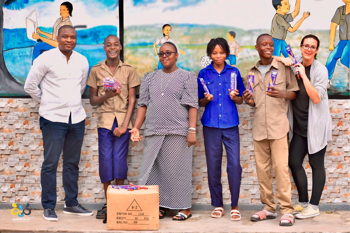 GenerationG20's tweet image. #Generation20 Retour en image de la remise des fournitures scolaires aux enfants de #Lecolespeciale de Brazzaville. C'était le 16 octobre 2024.
