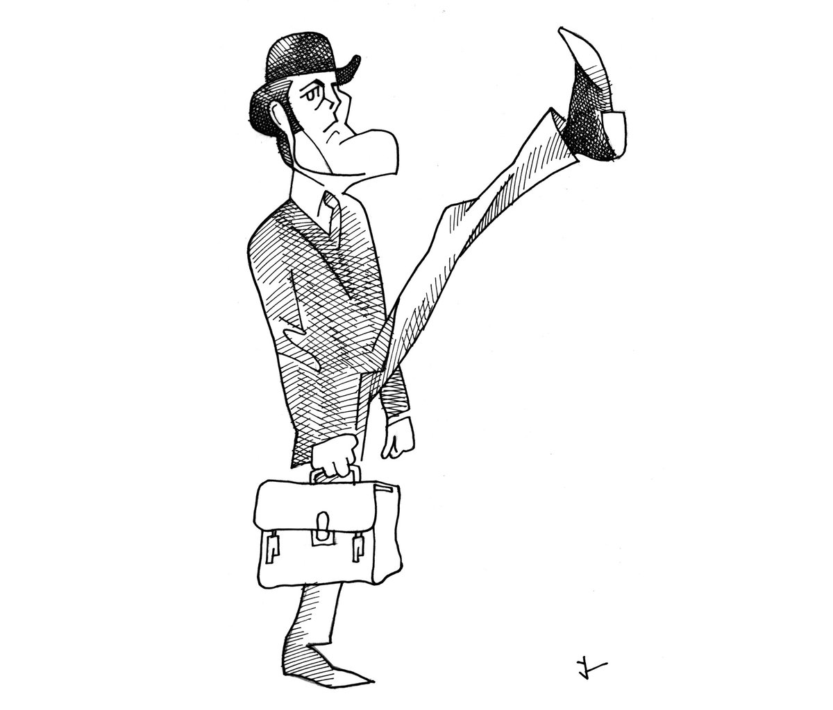 j_aldeguer1's tweet photo. @JohnCleese @PythonJones @MichaelPalin10 @EricIdle @PythonChapman @montypython 14.- The Ministry of Silly Walks. (ink on paper, A5 size, available for purchase)
#pythober #inktober #inktober2024 #ink #caricature #caricatura #montypython #montypythonflyingcircus #johncleese https://t.co/wfREhWVhID