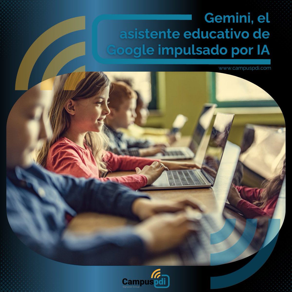 campuspdi's tweet photo. 💻 La #IAgenerativa ofrece a los #educadores una nueva y poderosa herramienta: Gemini, el asistente educativo de Google impulsado por IA 🎓 Te contamos más sobre esta revolucionaria herramienta ℹ️ https://t.co/EhXTdHh4Cc ⬅️ #CampusPDI #educación #colegios #institutos #escuelas https://t.co/fWjvOMWZz6