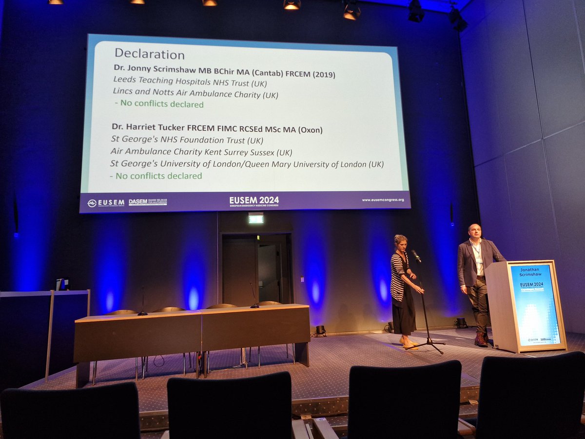 Alex Nevard (@alexnevard) on Twitter photo Stunning talk by <a href="/MyiED/">Leeds Emergency Departments</a> <a href="/EMDrJonny/">Jonny Scrimshaw</a> and Harriet Turner on the epidemic of knife crime and making impossible calls. Stunning talk by <a href="/MyiED/">Leeds Emergency Departments</a> <a href="/EMDrJonny/">Jonny Scrimshaw</a> and Harriet Turner on the epidemic of knife crime and making impossible calls.