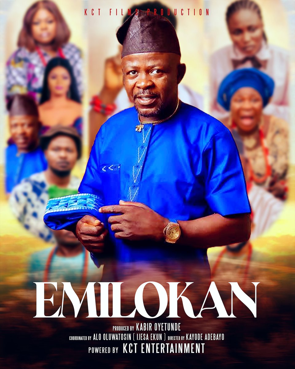 yem_studio's tweet photo. EMILOKAN  “A comedy movie” showing now on YouTube @ApataTV

Starring @Kemity  @Apalara @Saka
Directed by @Kayode Adebayo, Produced by Kabir Oyetunde @kabirucausetroble, Powered by KCT ENTERTAINMENT https://t.co/pxjyxCi9CP