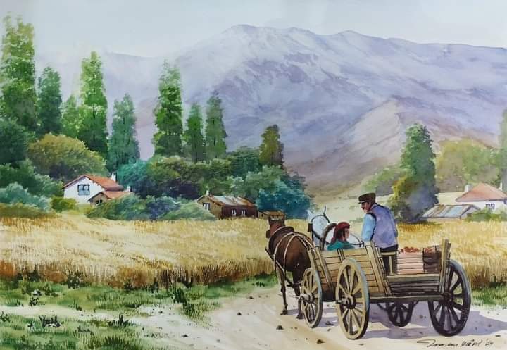 kahtacity02's tweet photo. Köy motifini işleyen yağlı tablolar 🖼️ https://t.co/YAZAcXiP3i