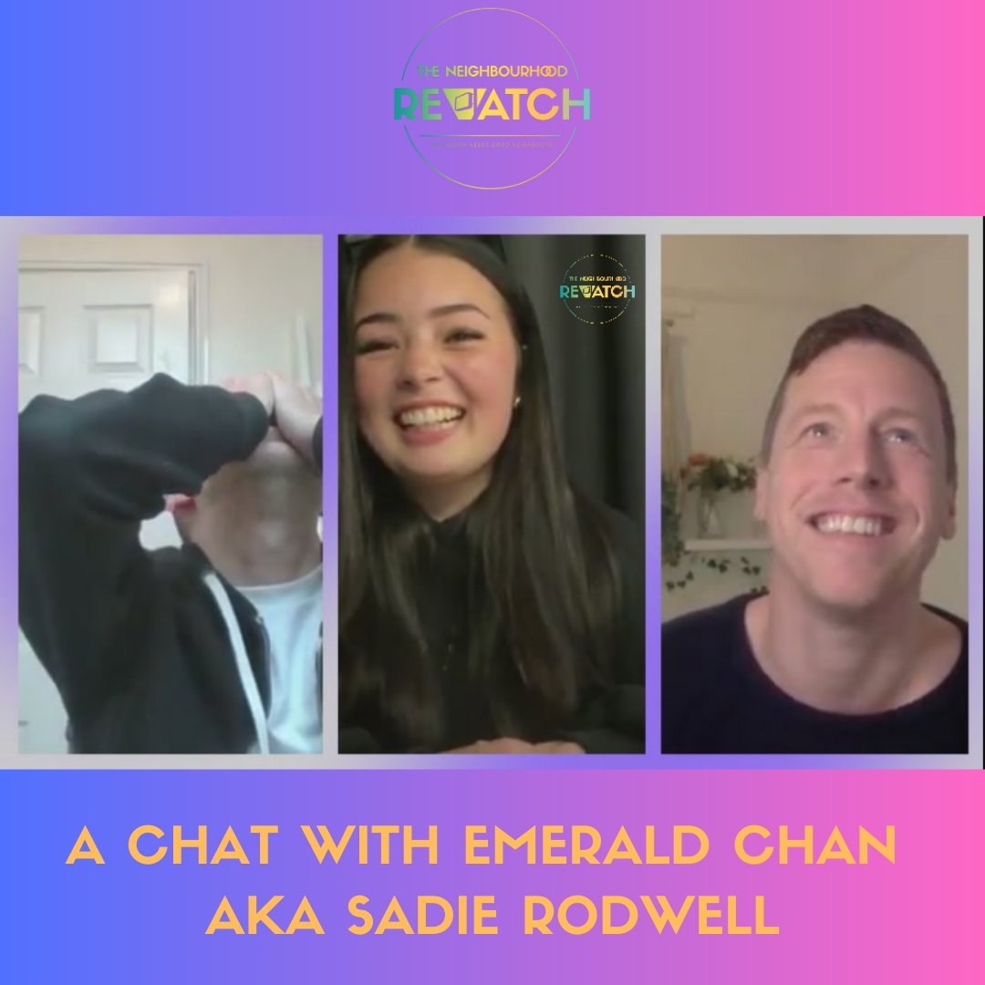 watch_neighbour's tweet photo. Out now wherever you get your podcasts
Emerald Chan has entered the chat to talk about holiday bugs, energy levels and who has the best wardrobe on Neighbours
Get early access and the video version for just £1 a month on our #patreon page
#Neighbours
#rodwell
#family
#emerald https://t.co/xAPS4CHA6K