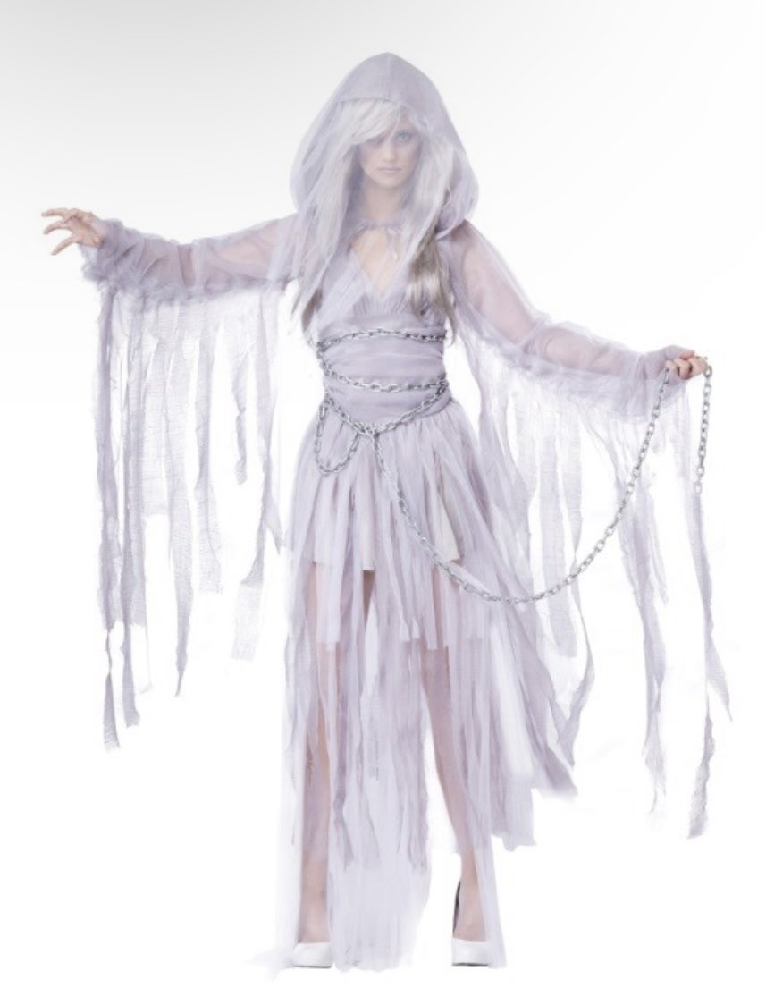 Count_Batcula's tweet image. Ghostly Girl Wants To Know What You’re Gonna Be For Halloween 👻