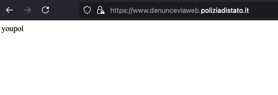 andrecatta's tweet photo. @poliziadistato sembra che Denuncia Web non funzioni e che non sia prorpiamente incoraggiato come serevizio... https://t.co/VmXs4gG0RT