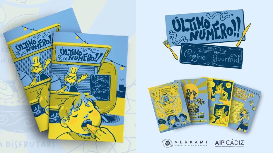 ¡Ya está aquí!
Lanzamos el segundo número de nuestro #fanzine
ÚLTIMO NÚMERO: 
“Cozine Gourmet”
¡Un total de 56 páginas a todo color!
Bien sabrosas que te dejarán con ganas de repetir.

¿Quieres saber más? 
Corre a <a href="/verkami/">Verkami</a> 

verkami.com/projects/39325…