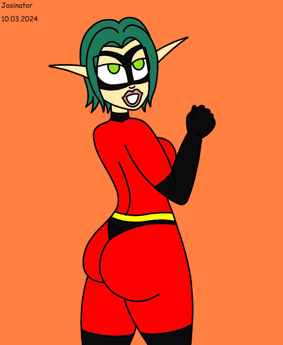 Keira Parr, although she's simply wearing an incredibles costume.